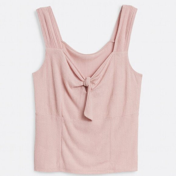 Cato Tops - Chic Light Pink Tank Top with Front Knot – Size 22/24W